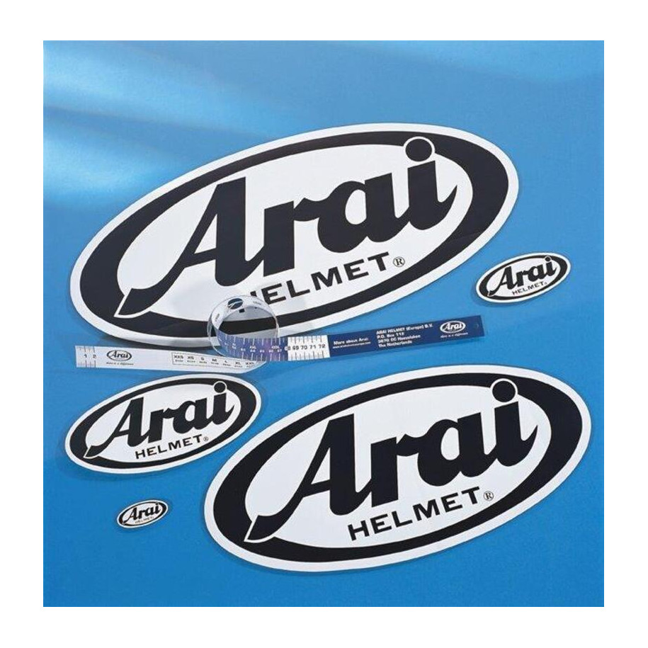 Autocollant ARAI 4x2cm - taille XXS
