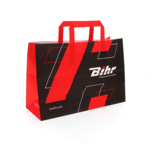 Sac en papier BIHR noir 32x22+12cm