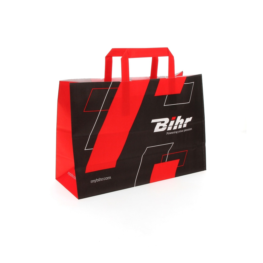 Sac en papier BIHR noir 32x22+12cm