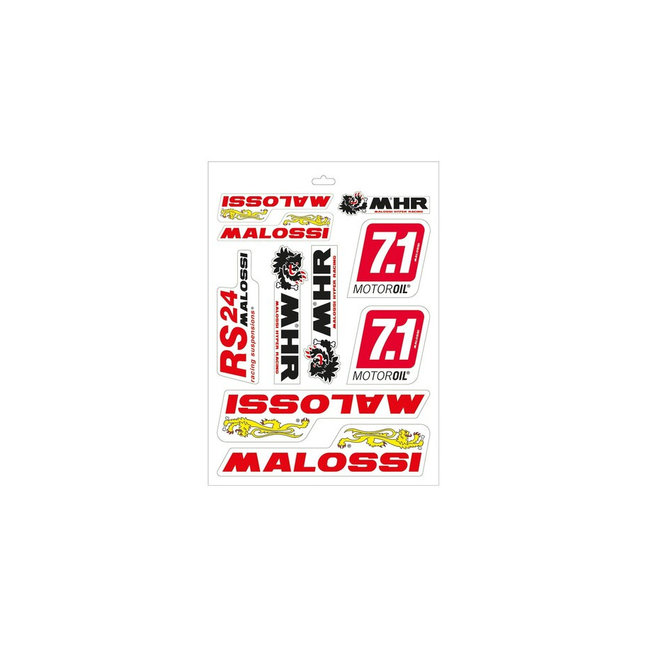 MALOSSI Assorted Sticker Sheet - 24,7x35 cm