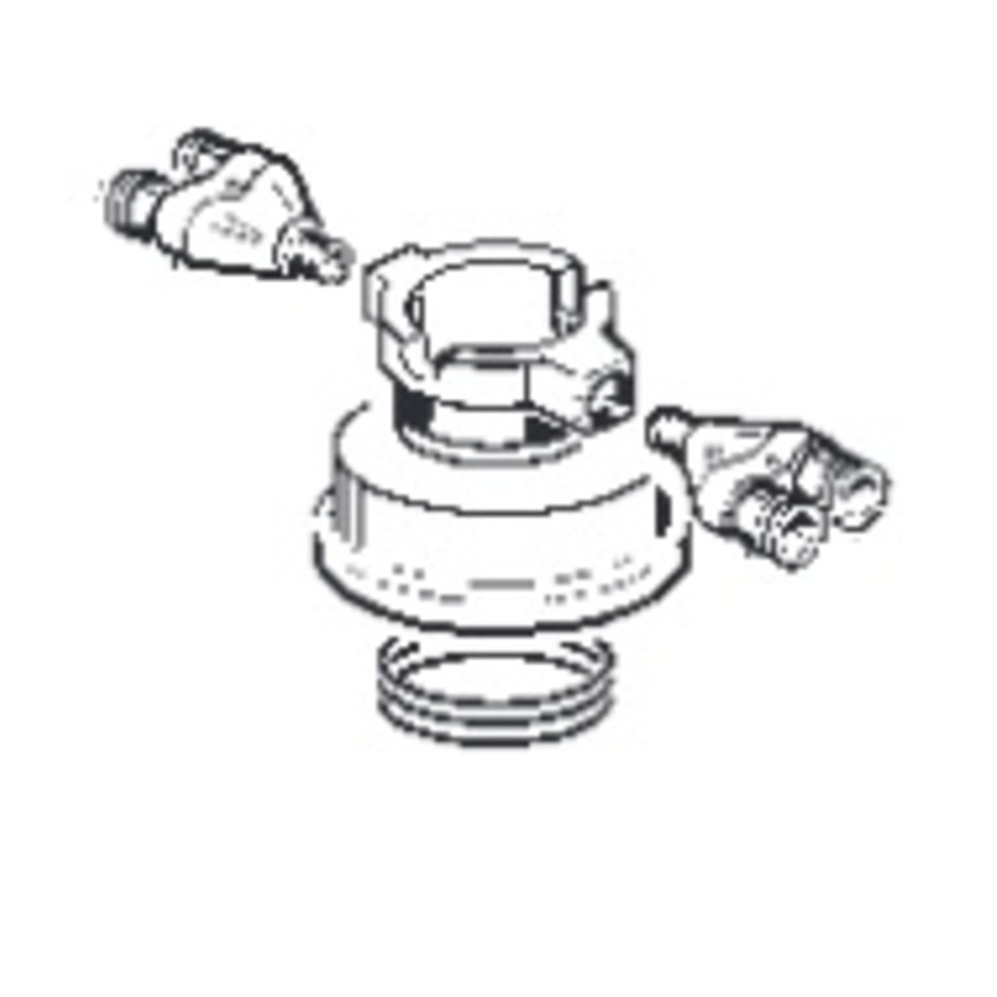 kit de fixation pivotante FASEP avec vis