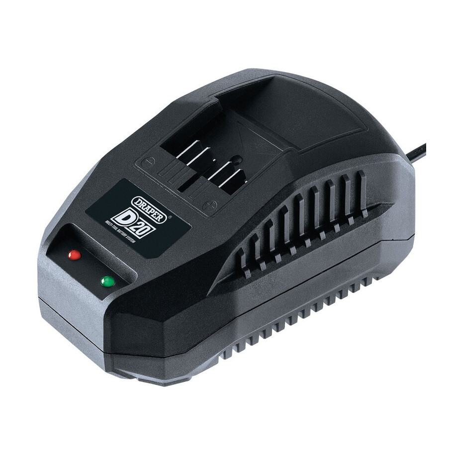 Chargeur de batterie DRAPER Li-ion D20 20 V, 2,4 A