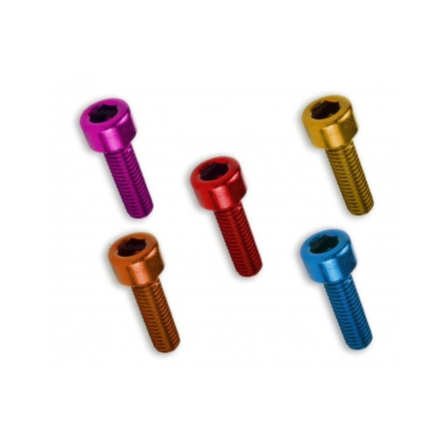 V PARTS screw allen w/cilindrica M6x30 Red
