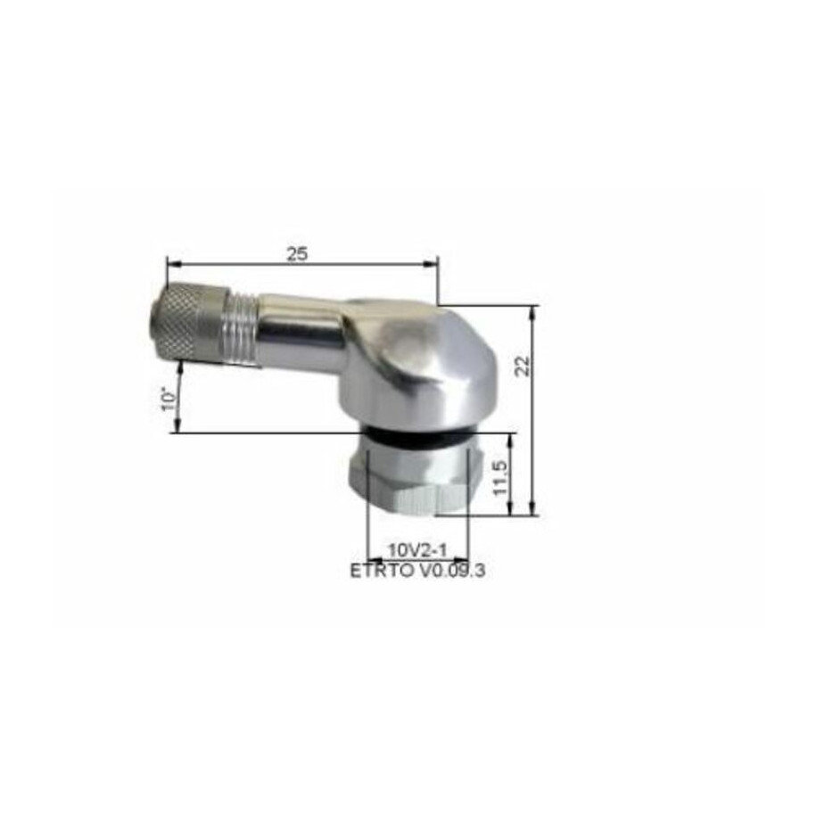 Valve pneumatique alu BIHR Ø11,5mm - x10