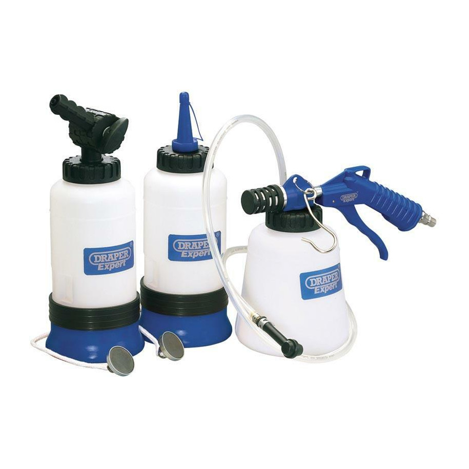 Purgeur de frein pneumatique DRAPER avec base magnétique