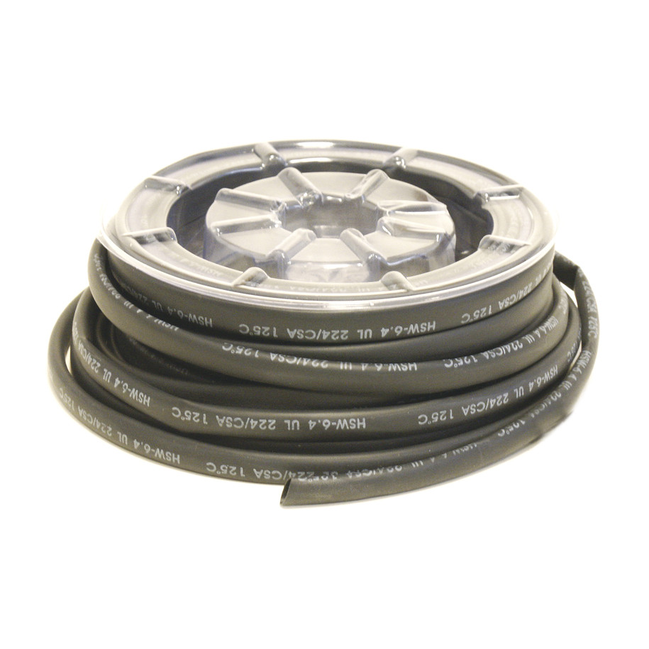 Bobine de gaine thermoretractable BIHR noir Ø3,2mm 15m