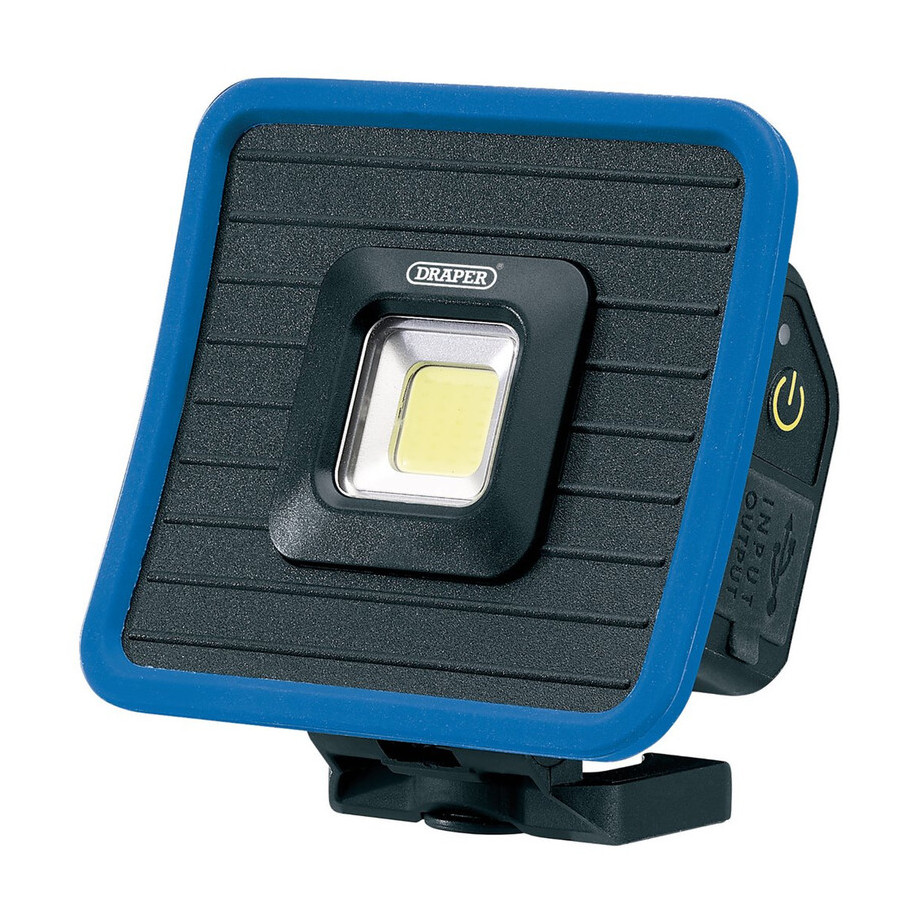 Mini projecteur LED COB rechargeable et banque d'alimentation DRAPER