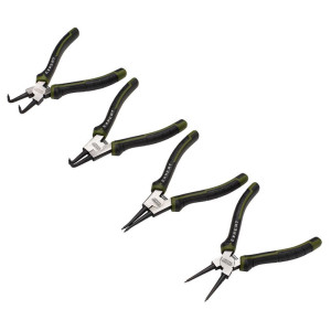 Jeu de pinces à circlips DRAPER - 180 mm (4 pièces)