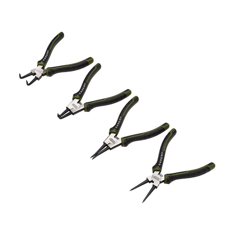 Jeu de pinces à circlips DRAPER - 180 mm (4 pièces)