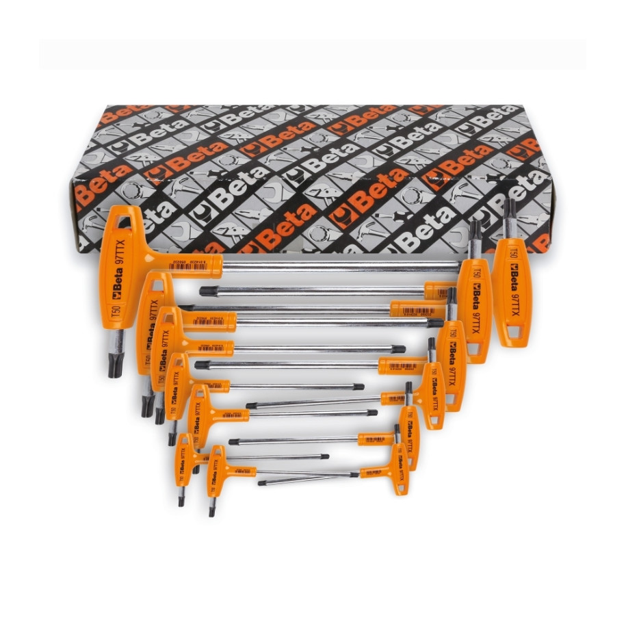 Jeu de 8 clés mâles Torx® à poignée en T BETA haute performance