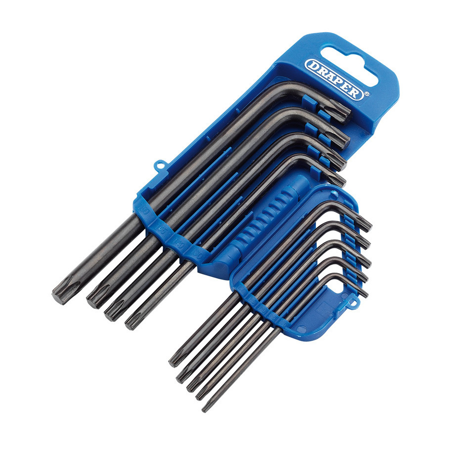 Jeu de 9 clés mâles DRAPER Torx® longues