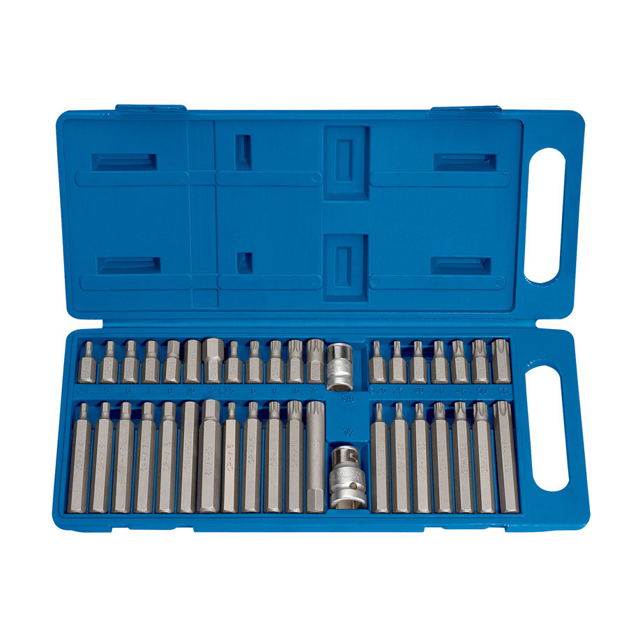 Coffret plastique de 40 douilles DRAPER TX-STAR®, Spline (XZN), CHC