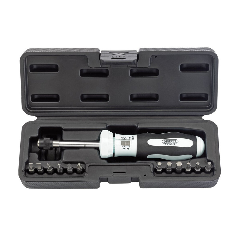Kit de tournevis dynamométrique DRAPER Expert - 1 - 5 Nm