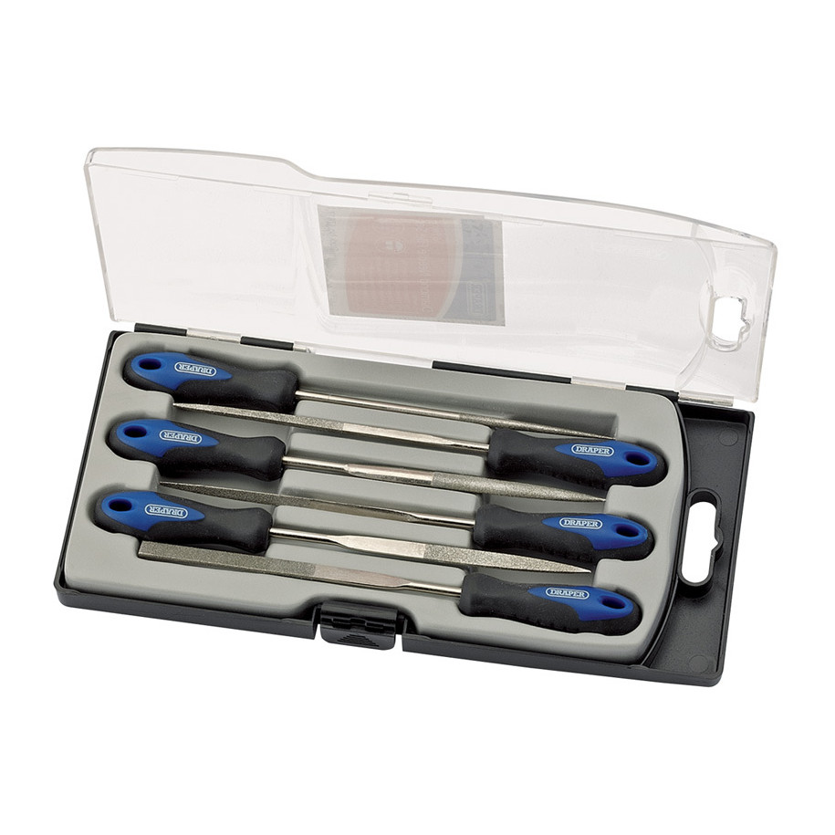 Jeu de 6 limes de précision DRAPER 150 mm