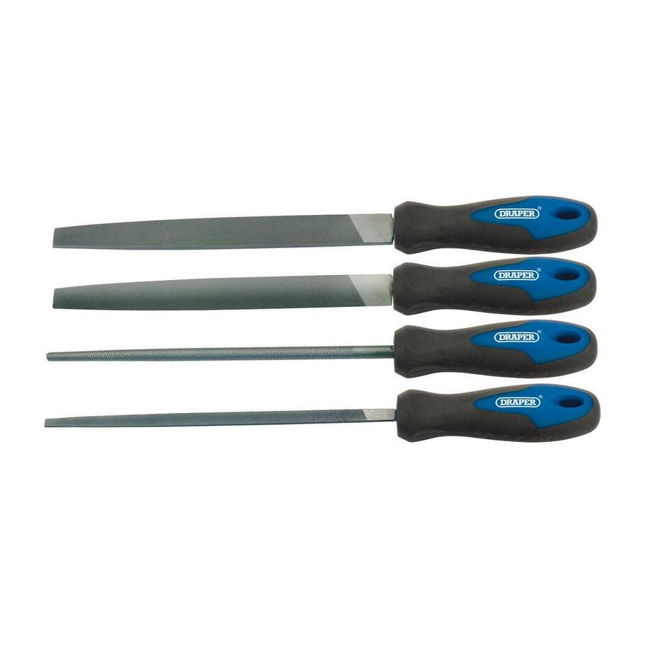 Jeu de 4 limes DRAPER 200mm