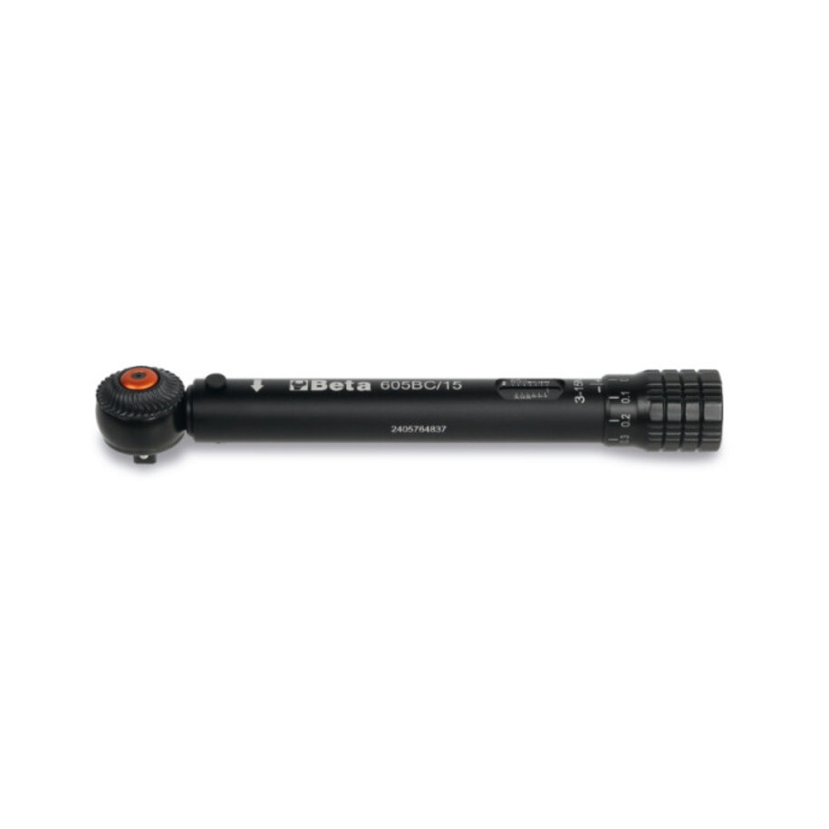 Clé dynamométrique aluminium compacte à déclenchement avec cliquet réversible BETA TOOLS
