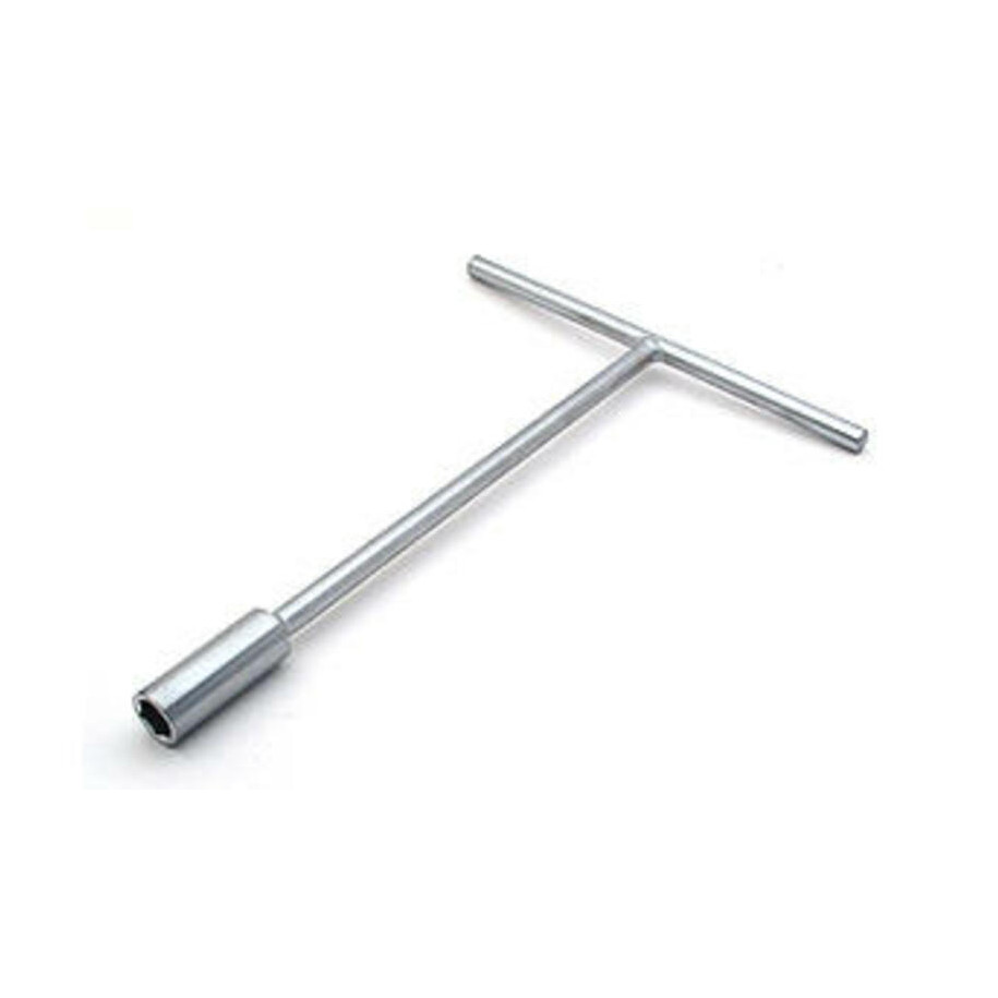 Clé en à douille en T BIHR 19mm chromé satiné