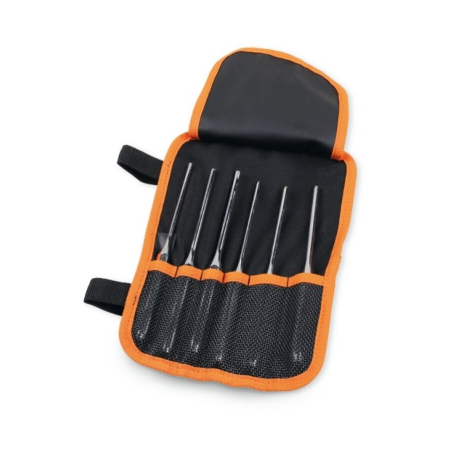 Ensemble de 6 pointeaux BETA avec trousse enroulable 