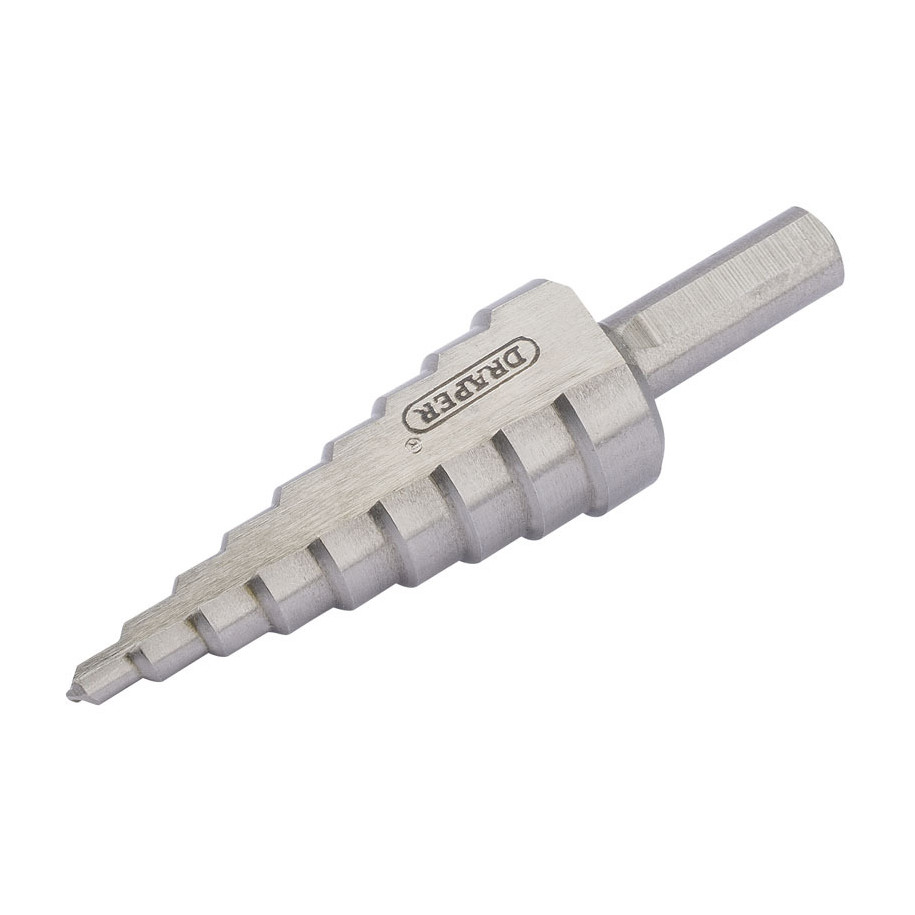 Foret à étage DRAPER 4mm à 20mm - 2mm par étage