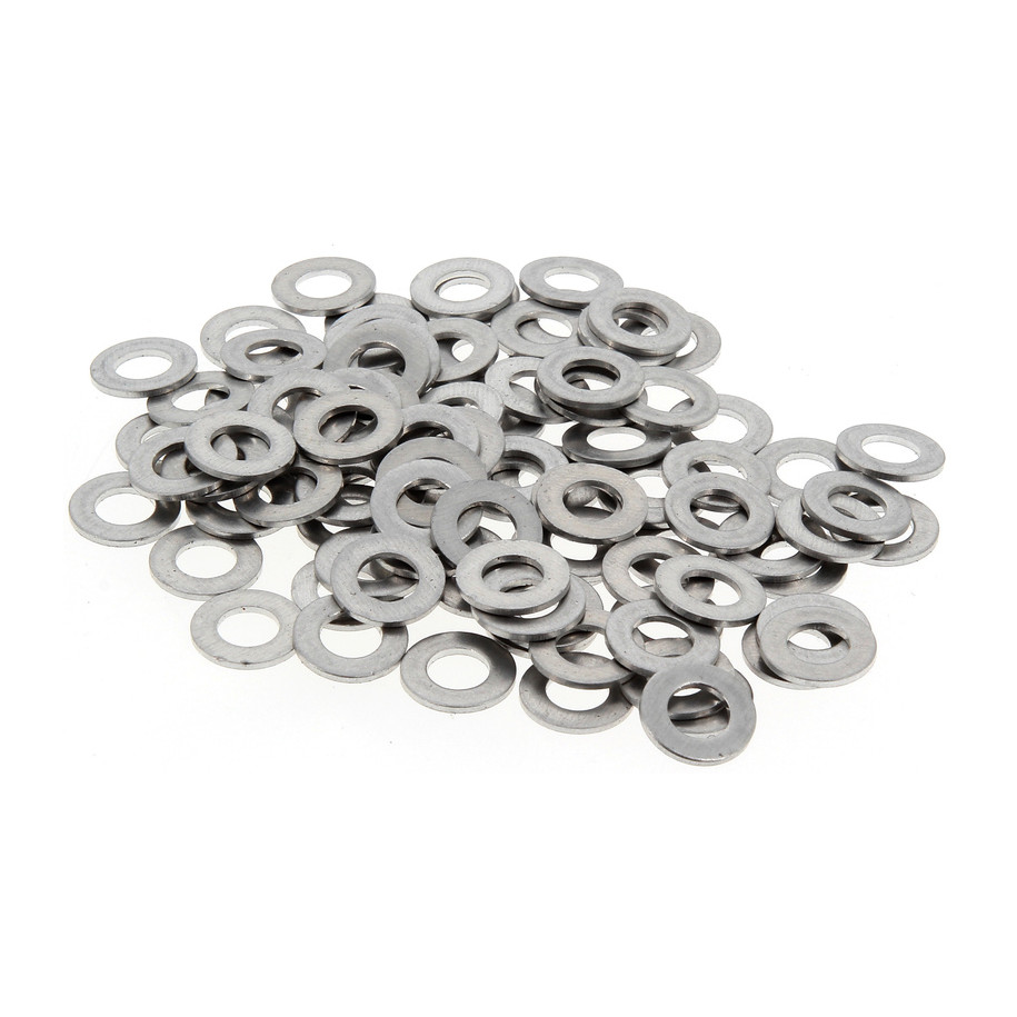 Rondelles alu BIHR 6x12x1mm 100 pièces