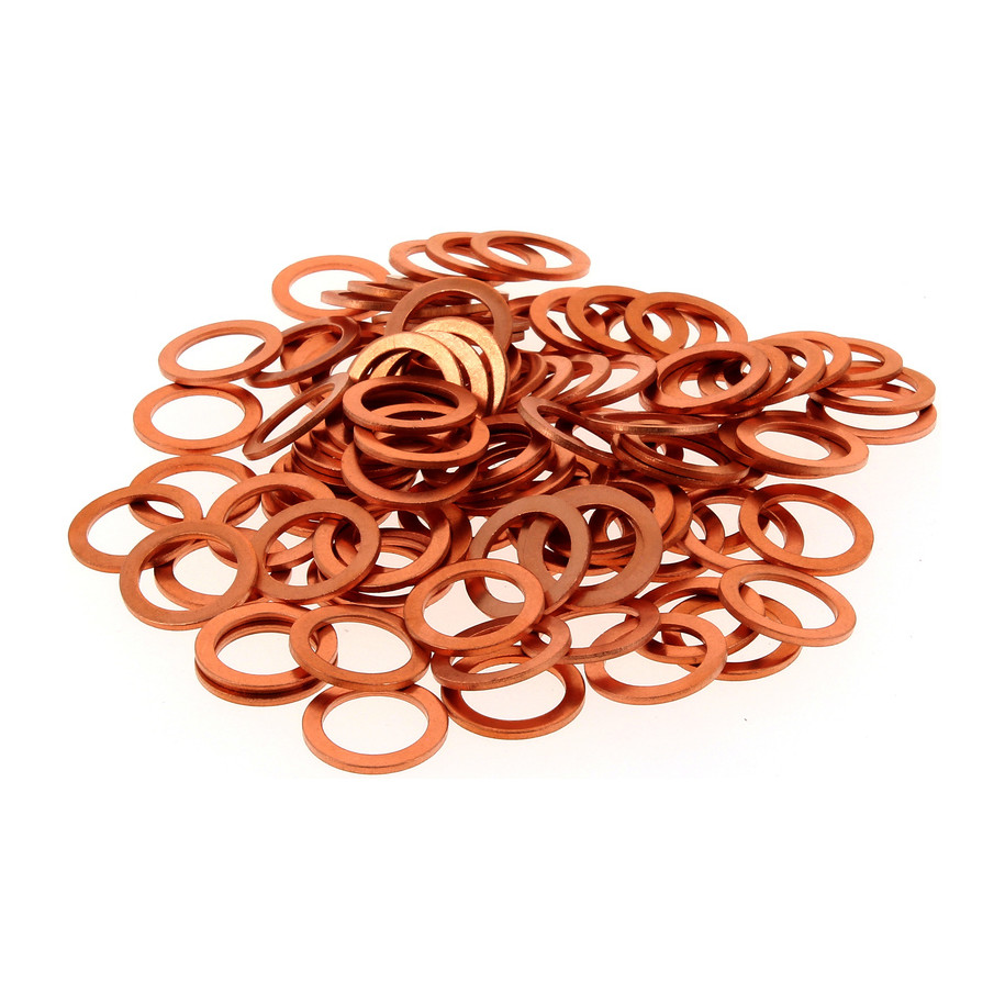 Rondelles cuivre BIHR 14x20x1,5mm 100 pièces