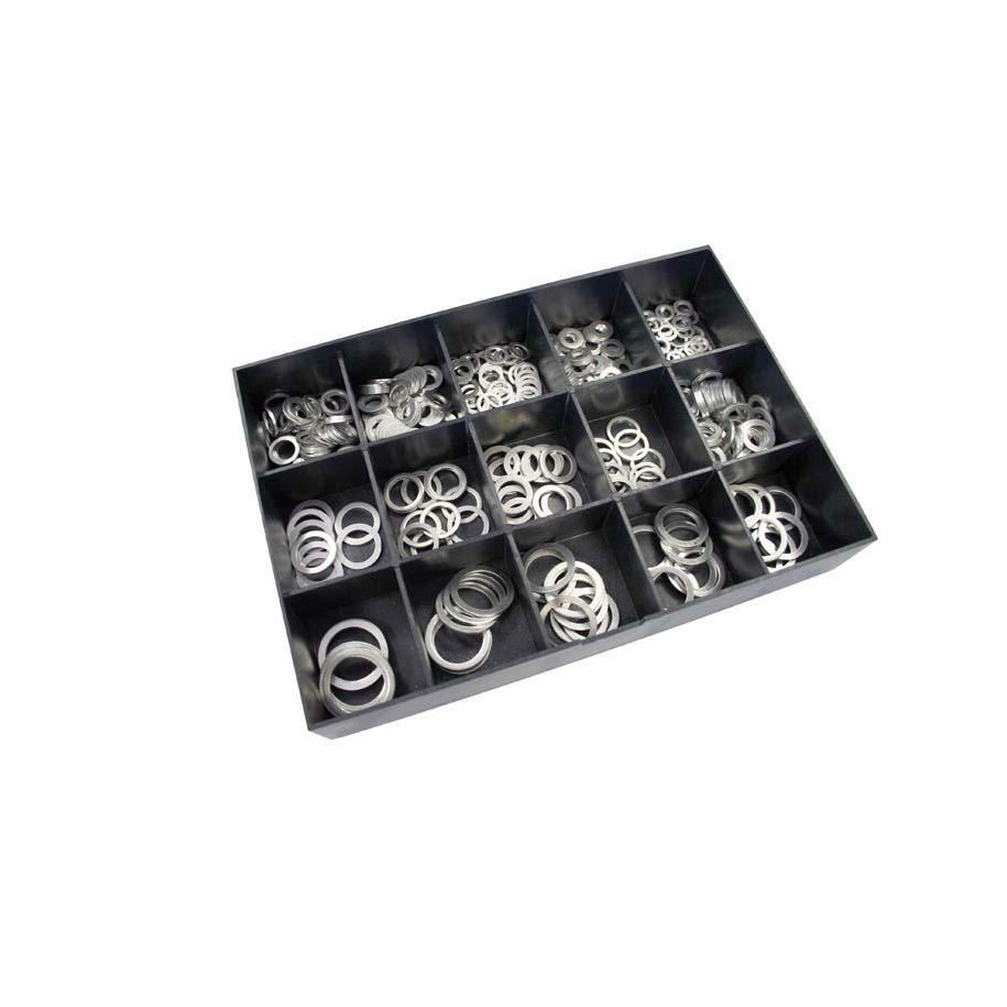 Coffret rondelles alu BIHR 400 pièces
