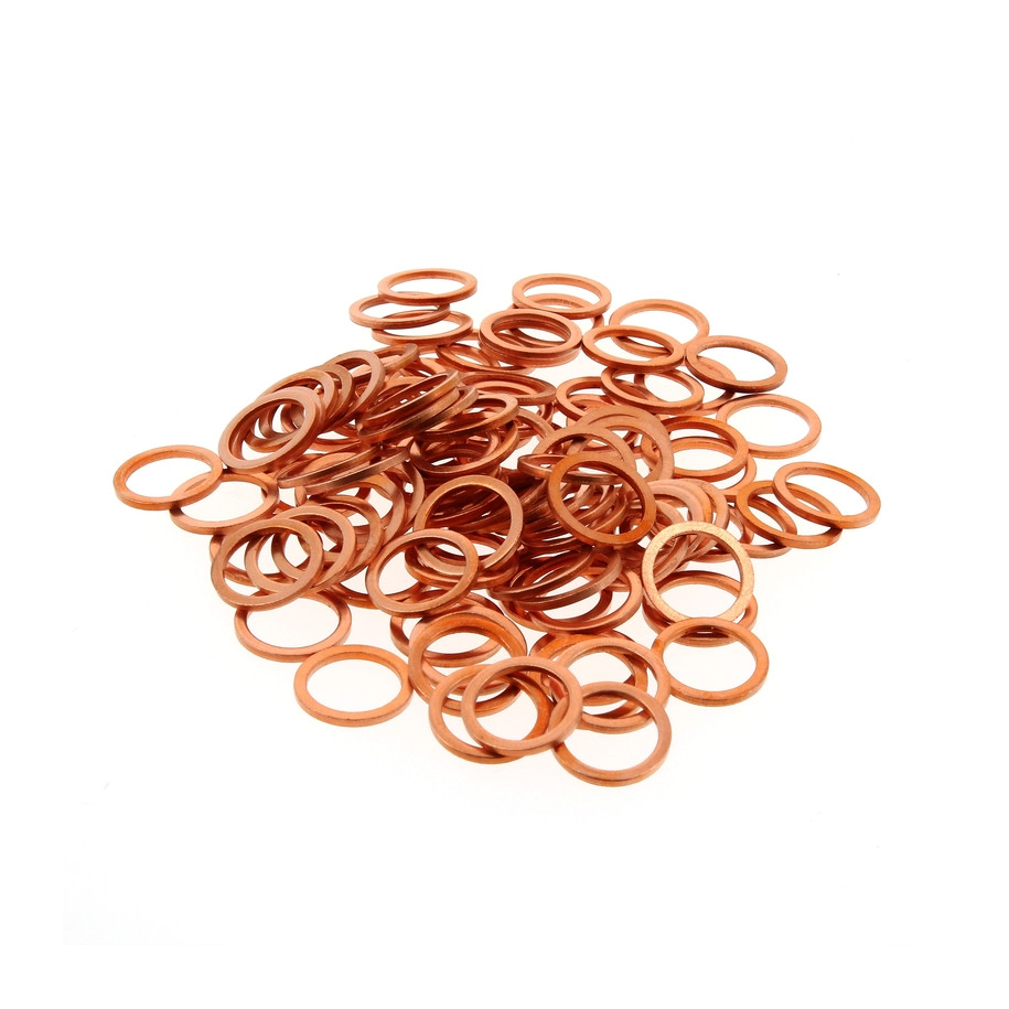 Rondelles cuivre BIHR 12x16x1,5mm 100 pièces