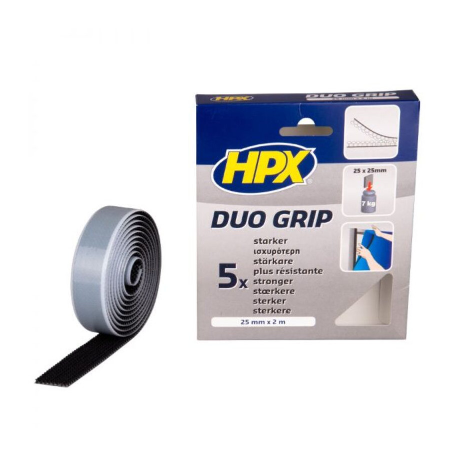 Duo Grip HPX noir 25mm x 2m