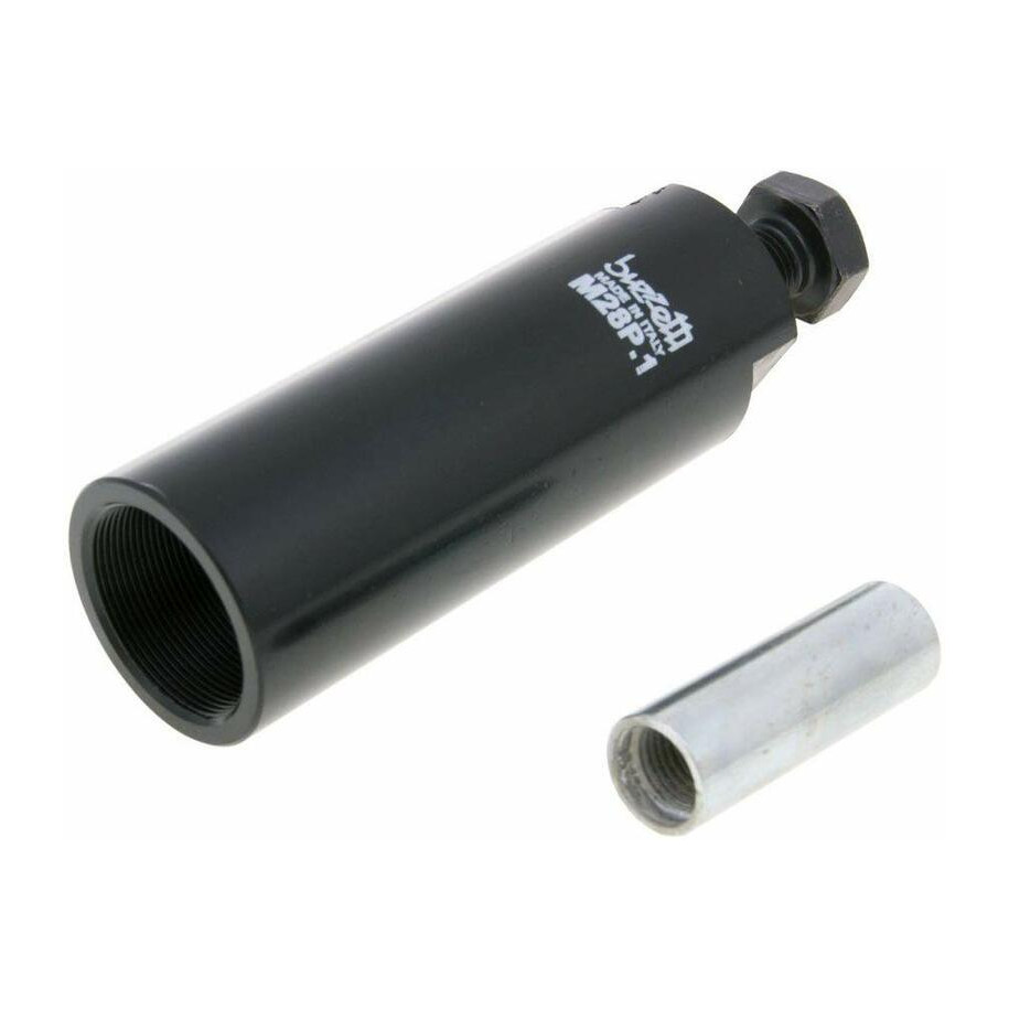 Arrache-volant d'allumage BUZZETTI M28x1 filetage intérieur/pas à droite - embout M12x1/L75mm
