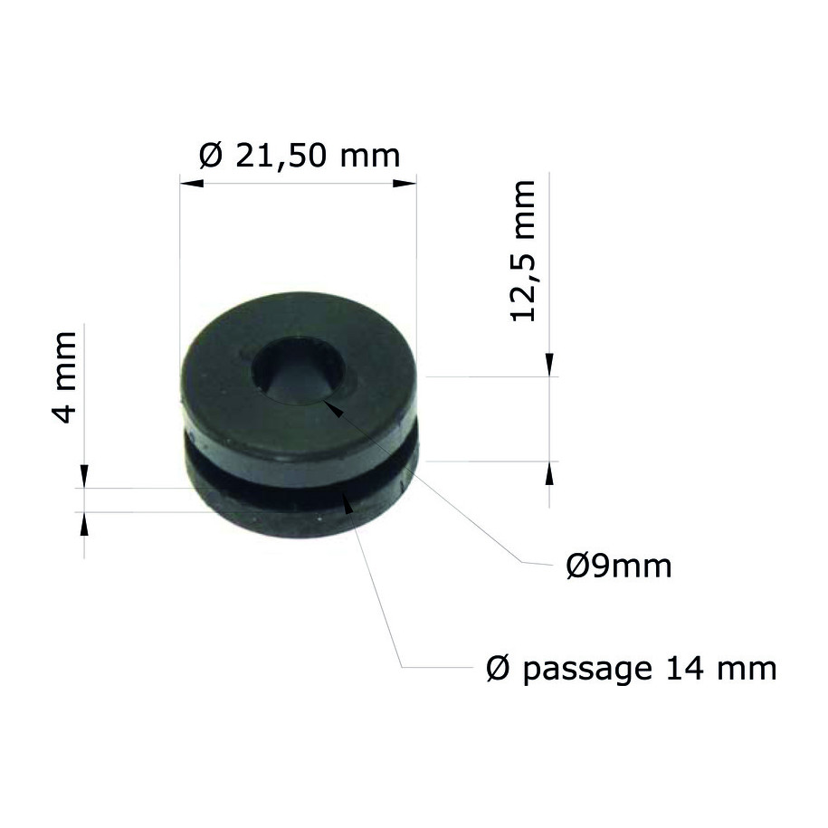 Silent bloc Tourmax Honda XR250/650 par 10