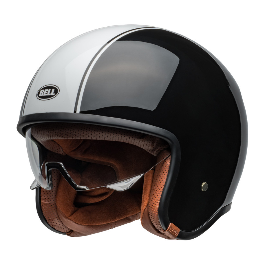 Casque BELL TX501 - Rally Gloss Black/White