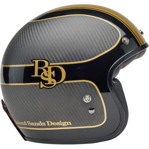 Casque BELL Custom 500 Carbon - RSD Checkmate Matte Gloss Black/Gold