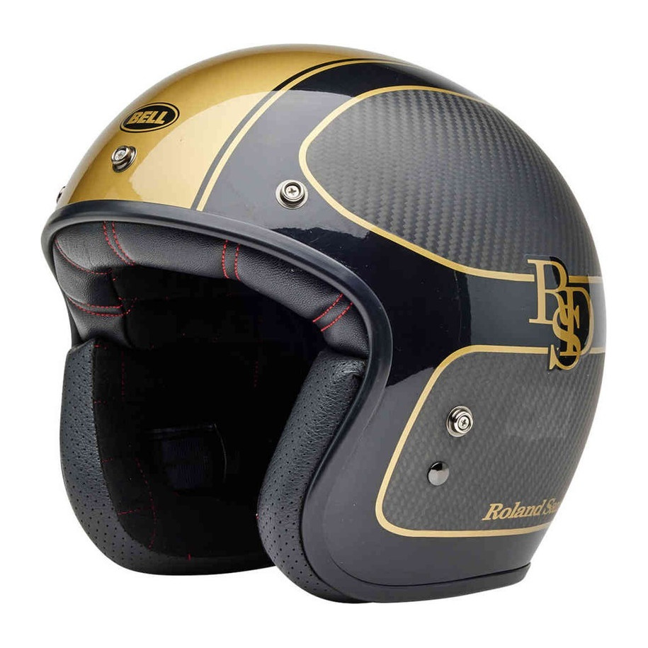 Casque BELL Custom 500 Carbon - RSD Checkmate Matte Gloss Black/Gold