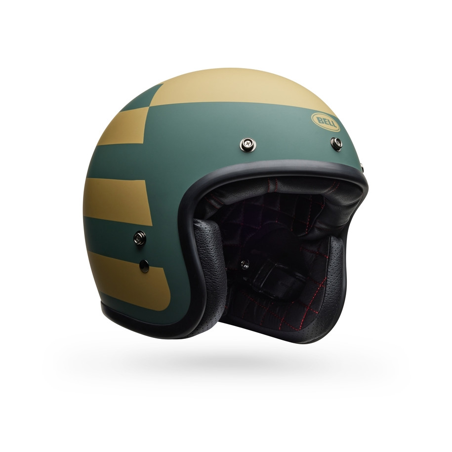 Casque BELL Custom 500 - Parlor Matte Emerald/Gold