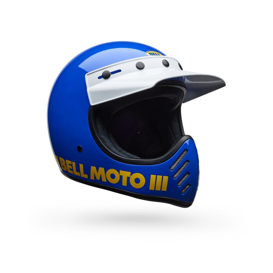 Casque BELL Moto-3 - Classic Gloss Blue