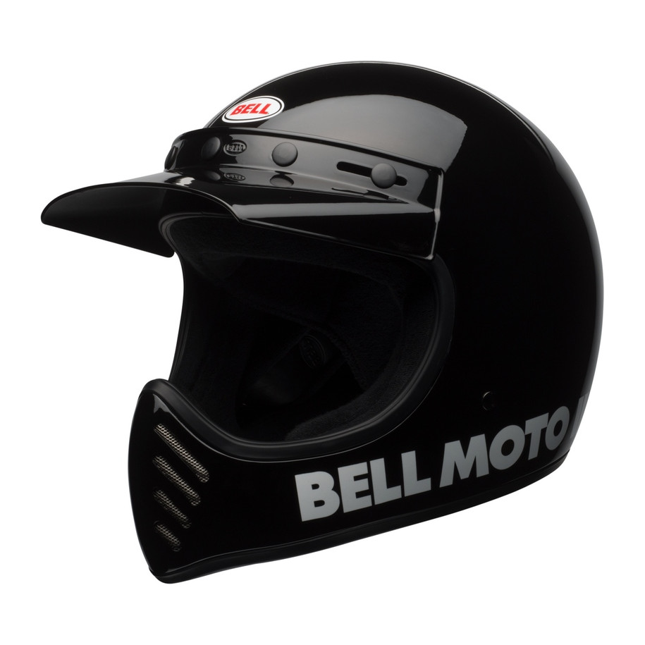 Casque BELL Moto-3 Classic - Noir brillant