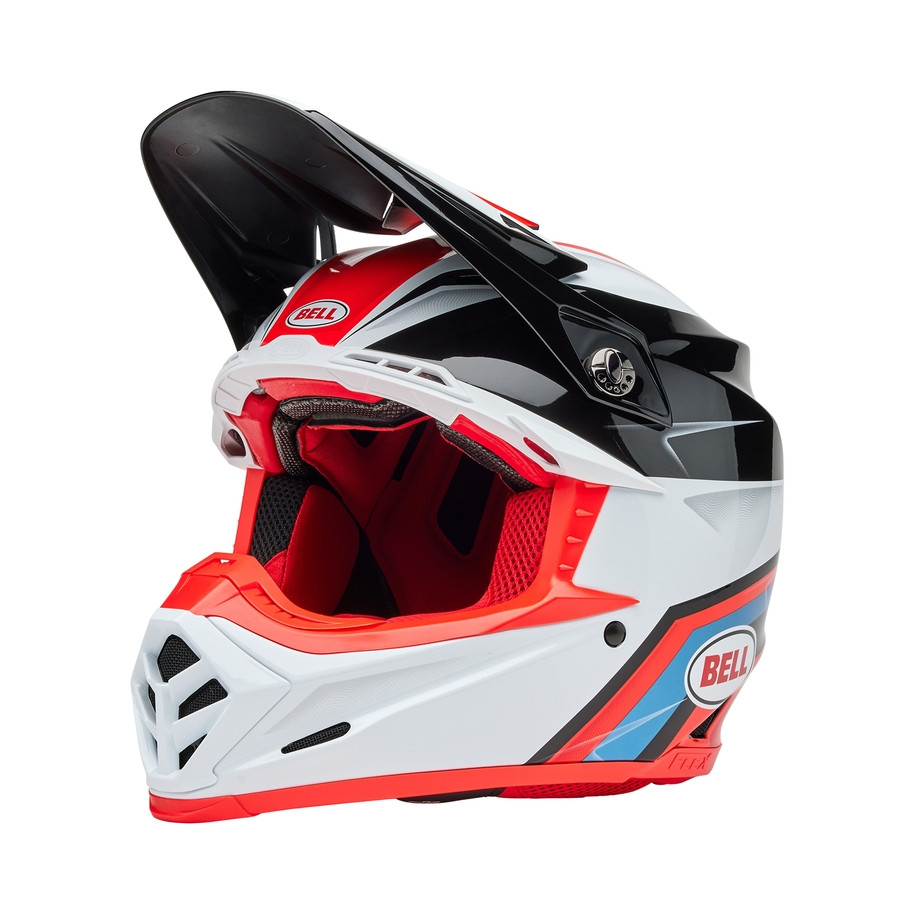 Casque BELL Moto-9S Flex - Merchant Gloss Red/Black