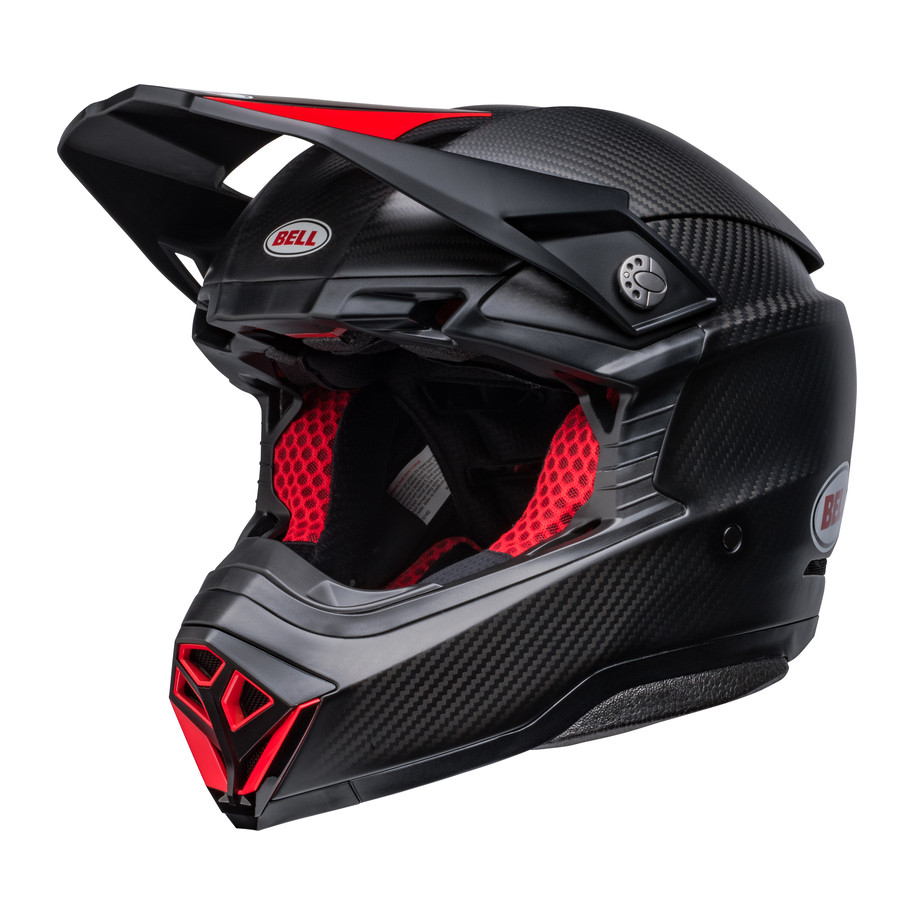 Casque BELL Moto-10 Spherical - Satin/Gloss Black/Red