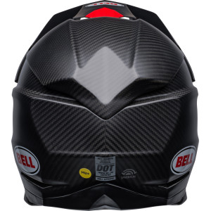 Casque BELL Moto-10 Spherical - Satin/Gloss Black/Red