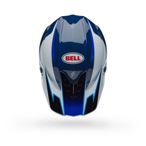 Casque BELL Moto-10 Spherical - Tomac 25 Gloss Blue/White