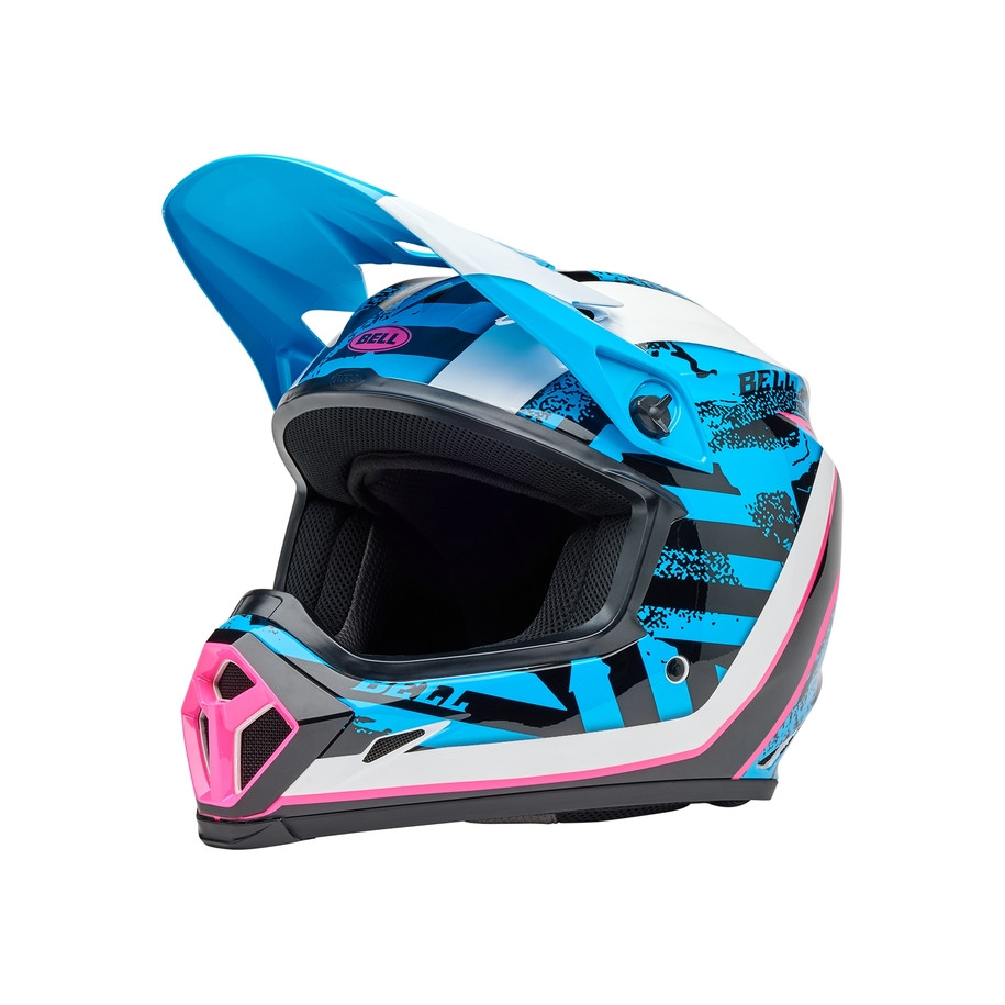 Casque BELL MX-9 Mips - Breakdance Gloss Blue/Pink