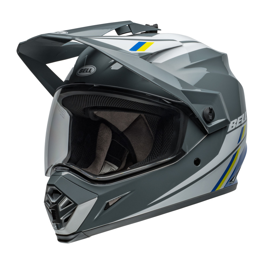 Casque BELL MX-9 Adventure MIPS - Alpine Gloss Charcoal/Silver