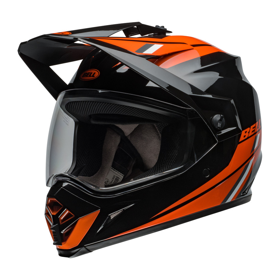 Casque BELL MX-9 Adventure MIPS - Alpine Gloss Black/Orange
