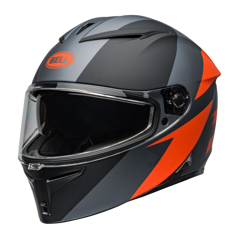 Casque BELL Lithium - Shear Matte Gray/Orange