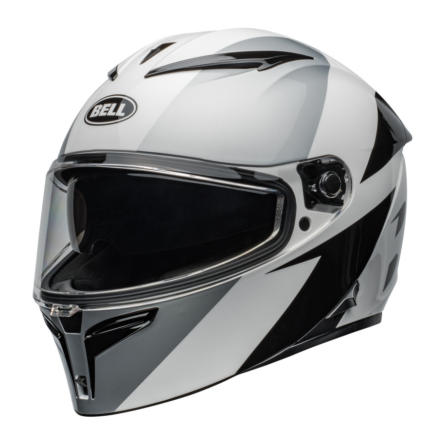 Casque BELL Lithium - Shear Gloss Silver/White