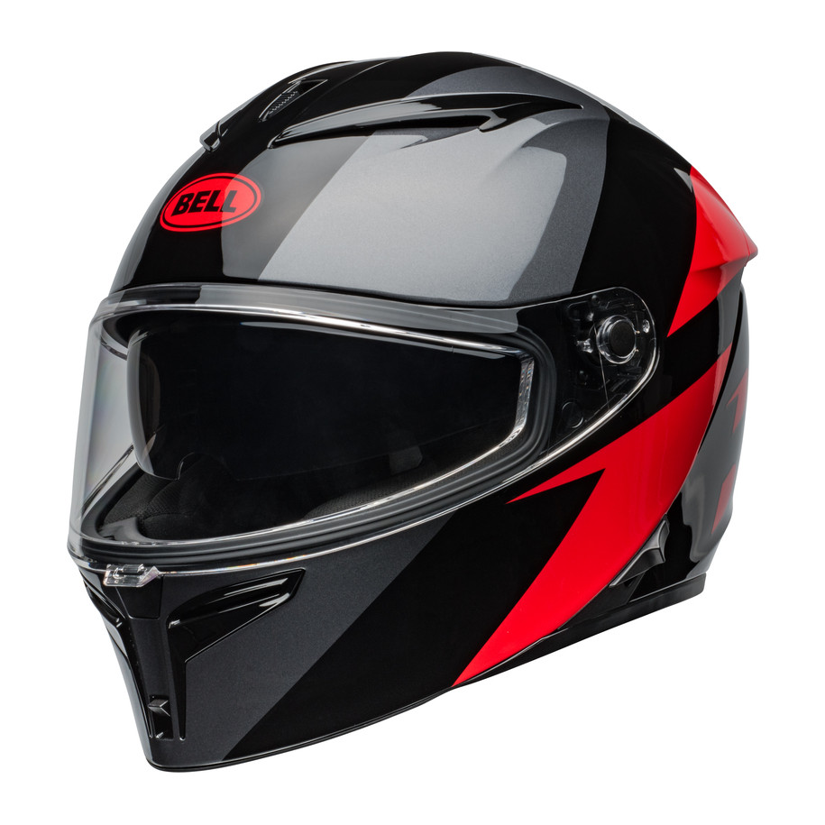 Casque BELL Lithium - Shear Gloss Metallic Gray/Red