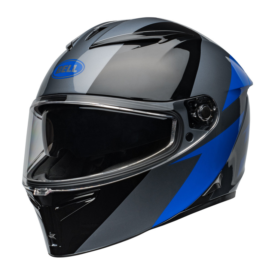 Casque BELL Lithium - Shear Gloss Gray/Blue