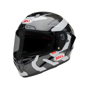 Casque BELL Race Star DLX - Hello Cousteau Equidae Matte Gloss Black/Gray