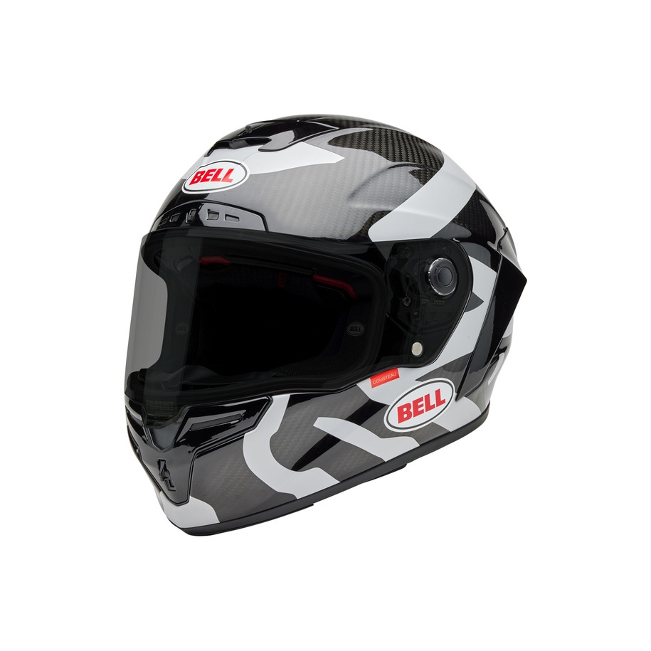 Casque BELL Race Star DLX - Hello Cousteau Equidae Matte Gloss Black/Gray