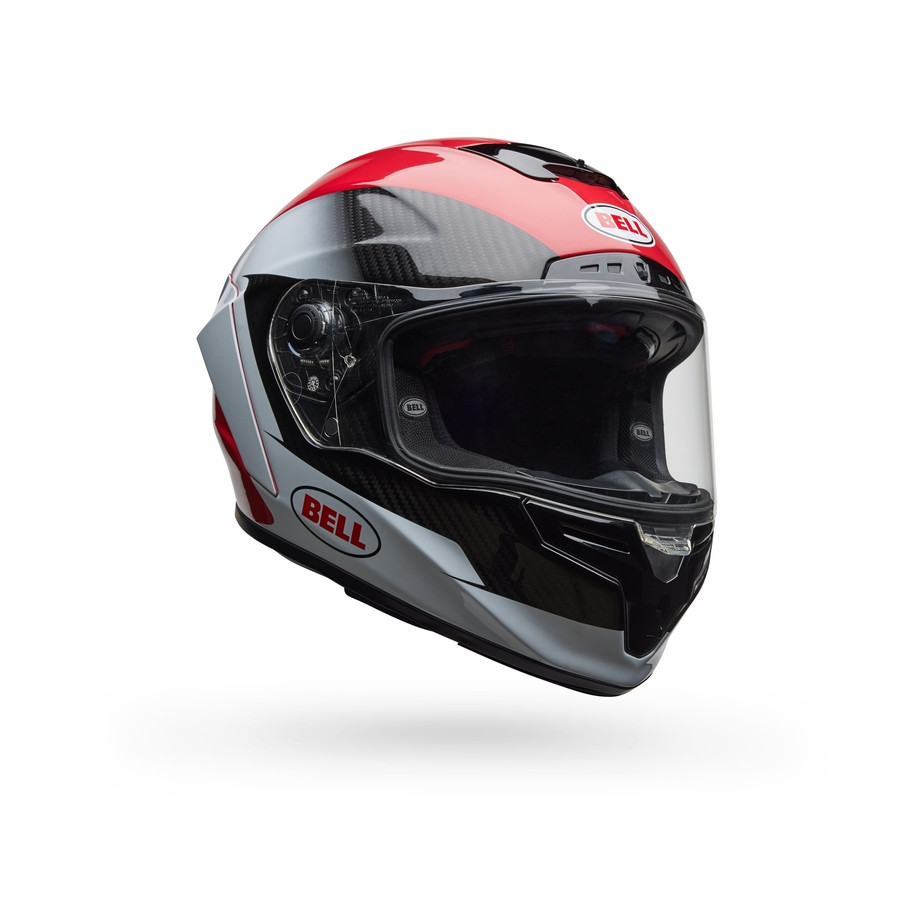Casque BELL Race Star DLX Flex - Corsa Red/White